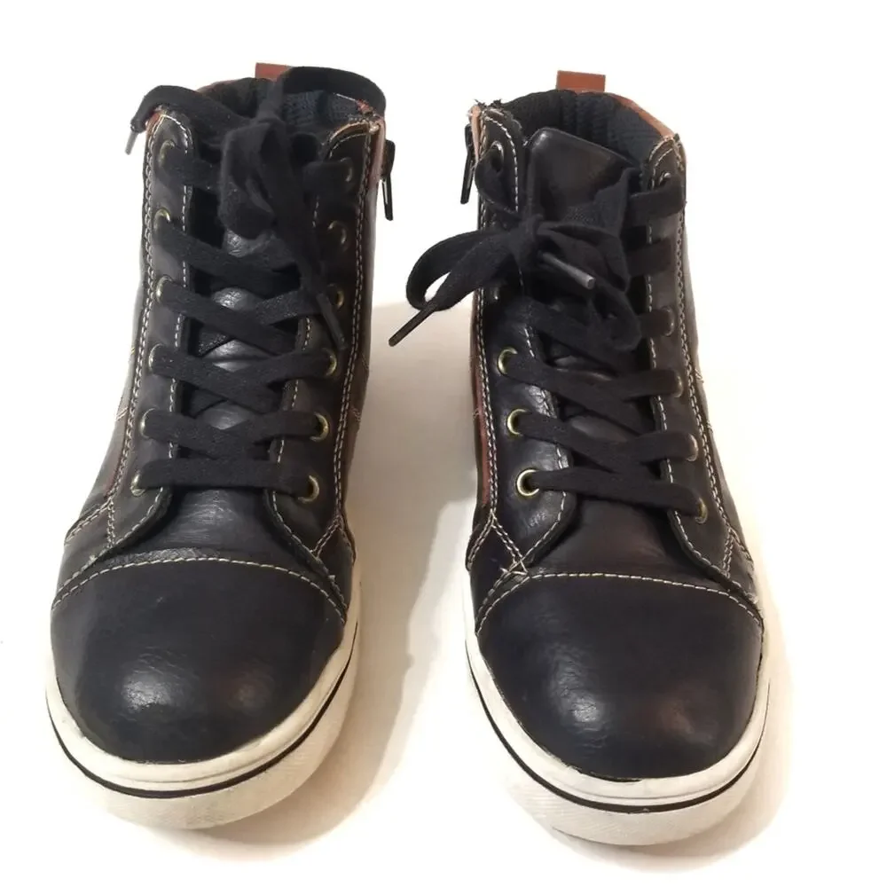 SM New York | Boy's Parker High Top Sneakers